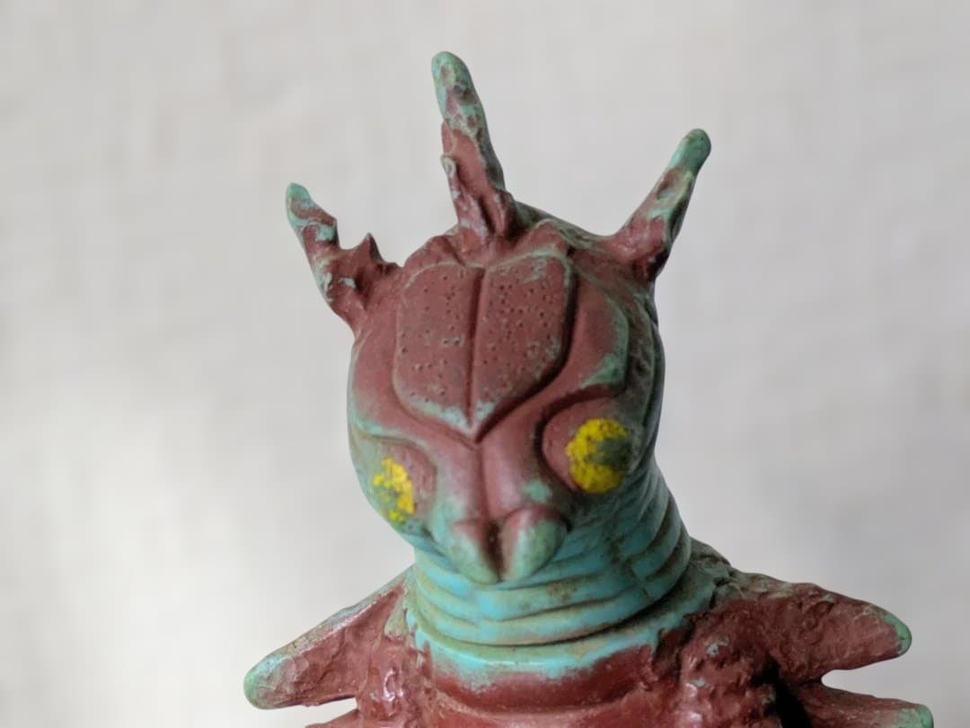 レトロ ブルマァク ミニソフビ アリブンタ ウルトラマンエース 11cm