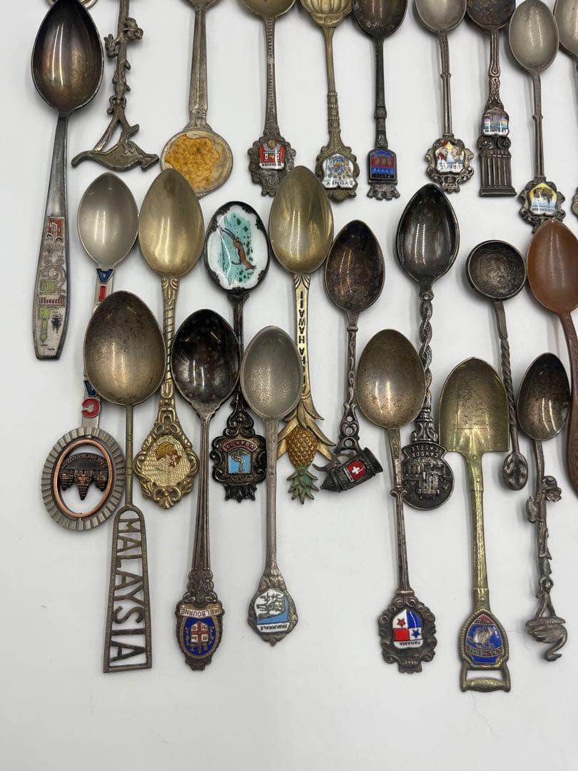 海外　アンティーク　スプーン　シルバー　海外観光地装飾　まとめ売り