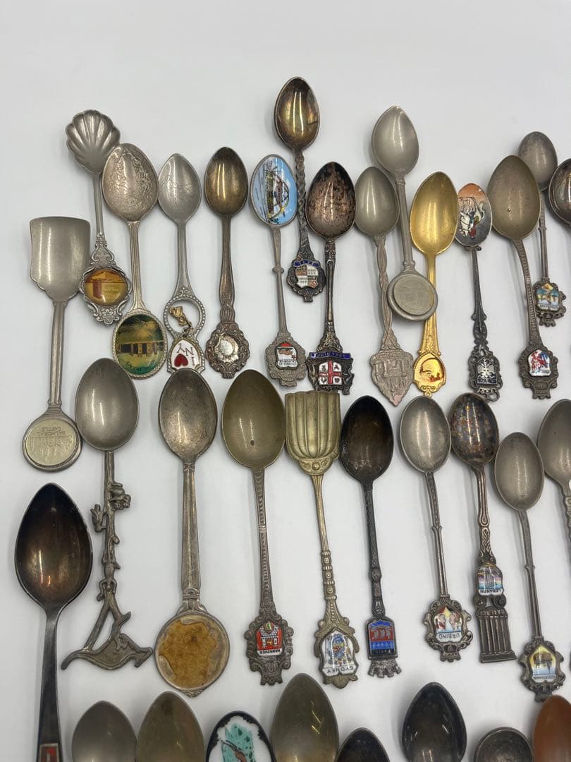 海外　アンティーク　スプーン　シルバー　海外観光地装飾　まとめ売り