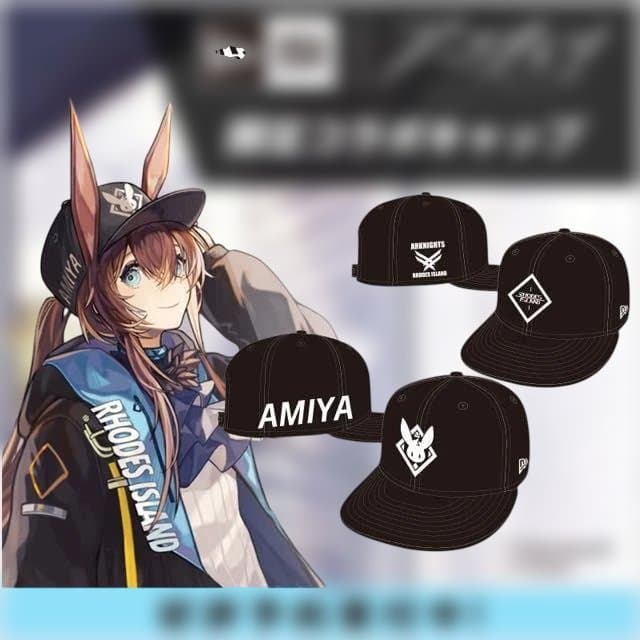 アークナイツ1周年記念グッズ（イラスト集、コラボキャップ、特製段ボール箱）