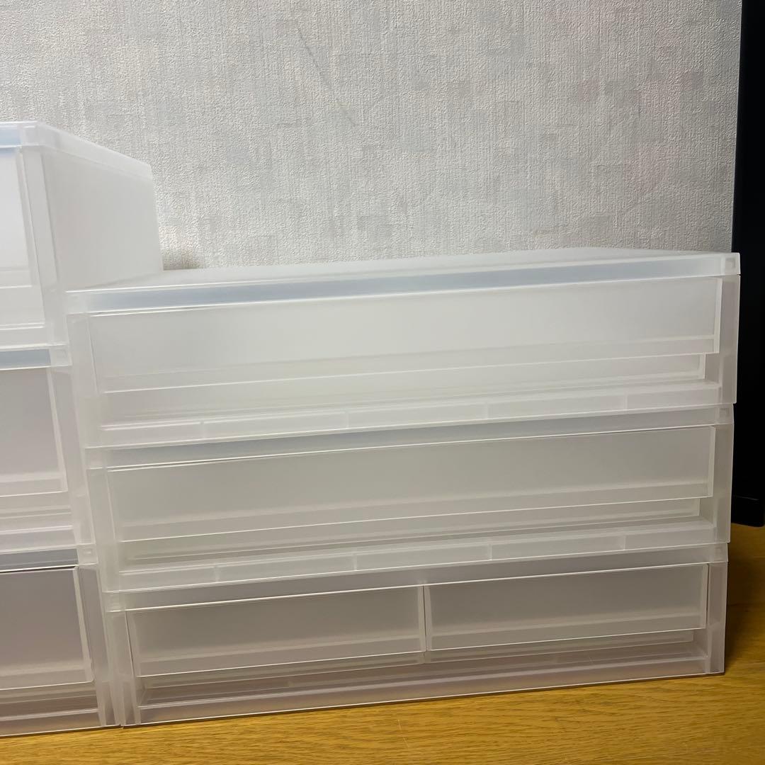 無印良品　ポリプロピレンケース