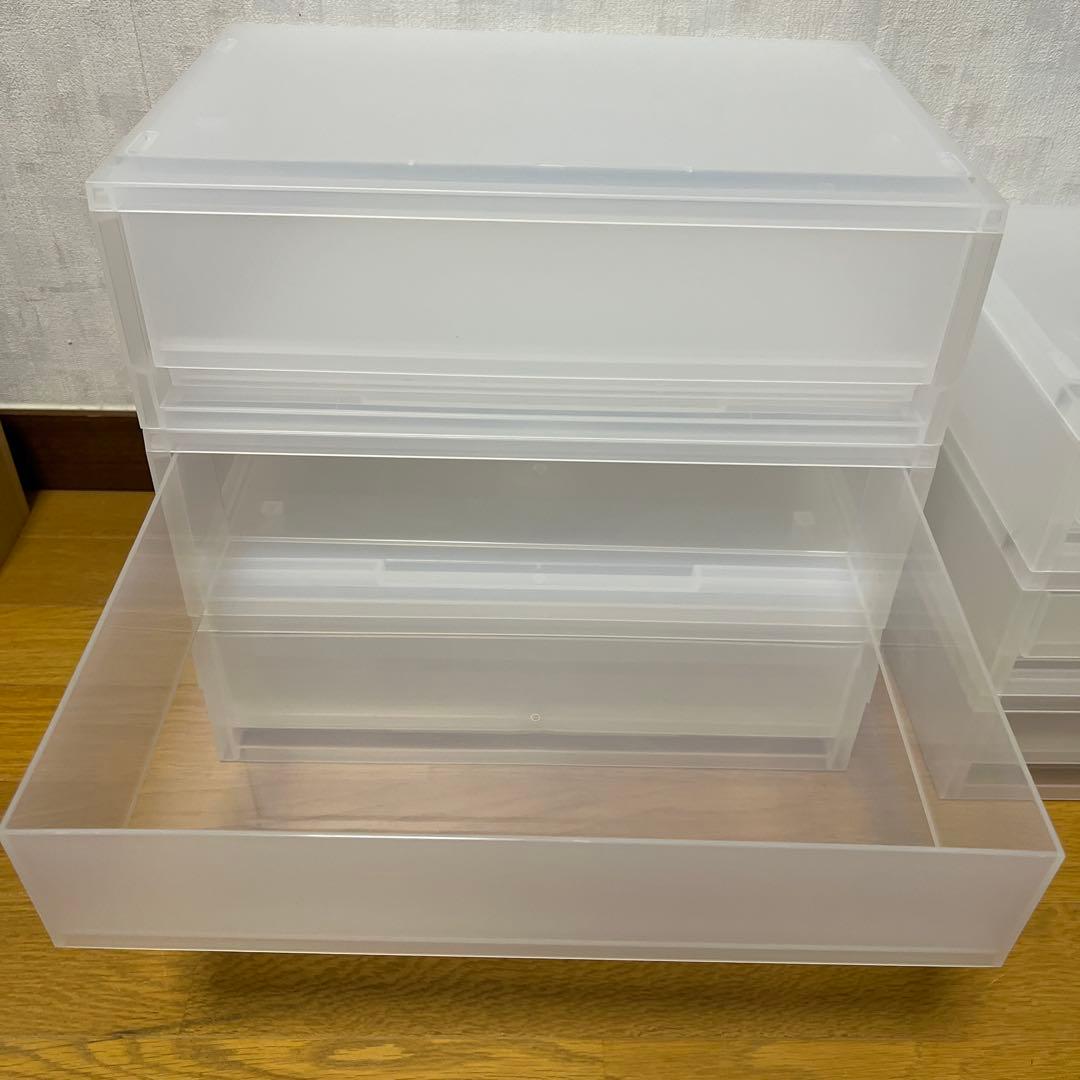 無印良品　ポリプロピレンケース