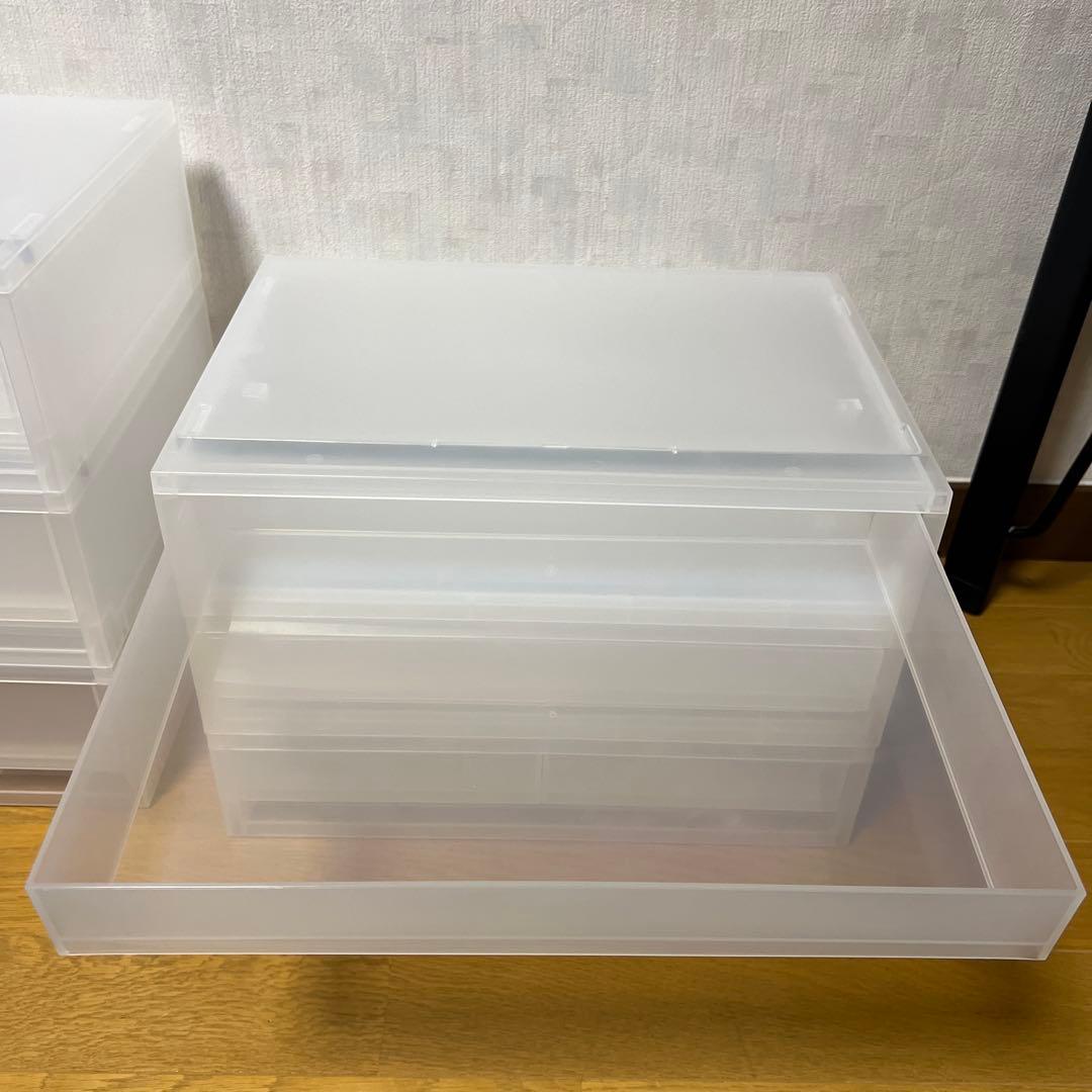 無印良品　ポリプロピレンケース