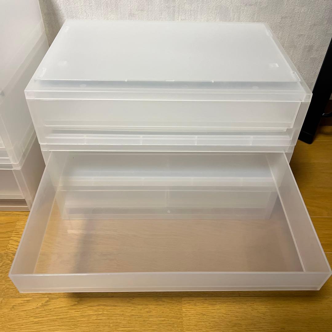 無印良品　ポリプロピレンケース