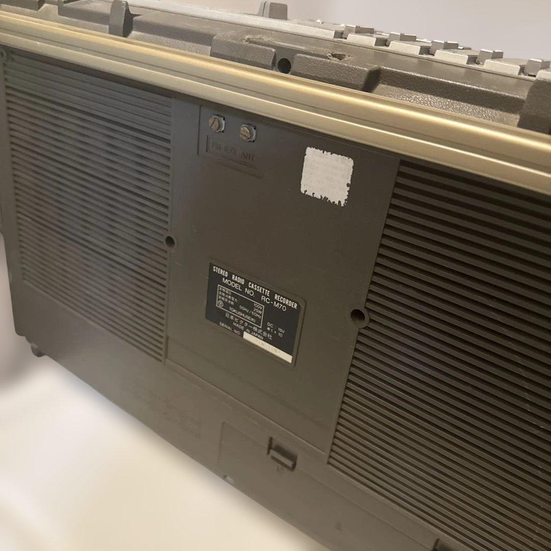 格安超希少Victor RC-M70 FM/AMステレオラジオカセットレコーダー