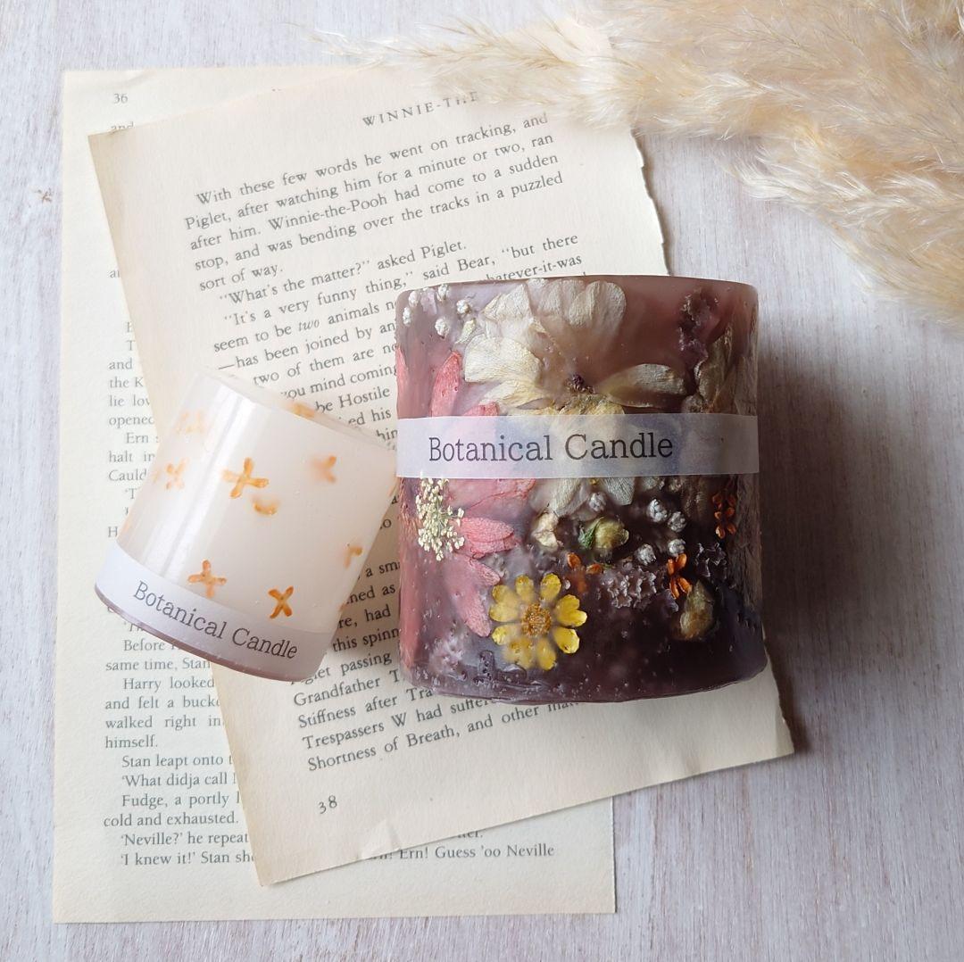 ボタニカルキャンドル　キャンドルホルダー　オーダーページ　１１月１日再開♪ˎˊ˗