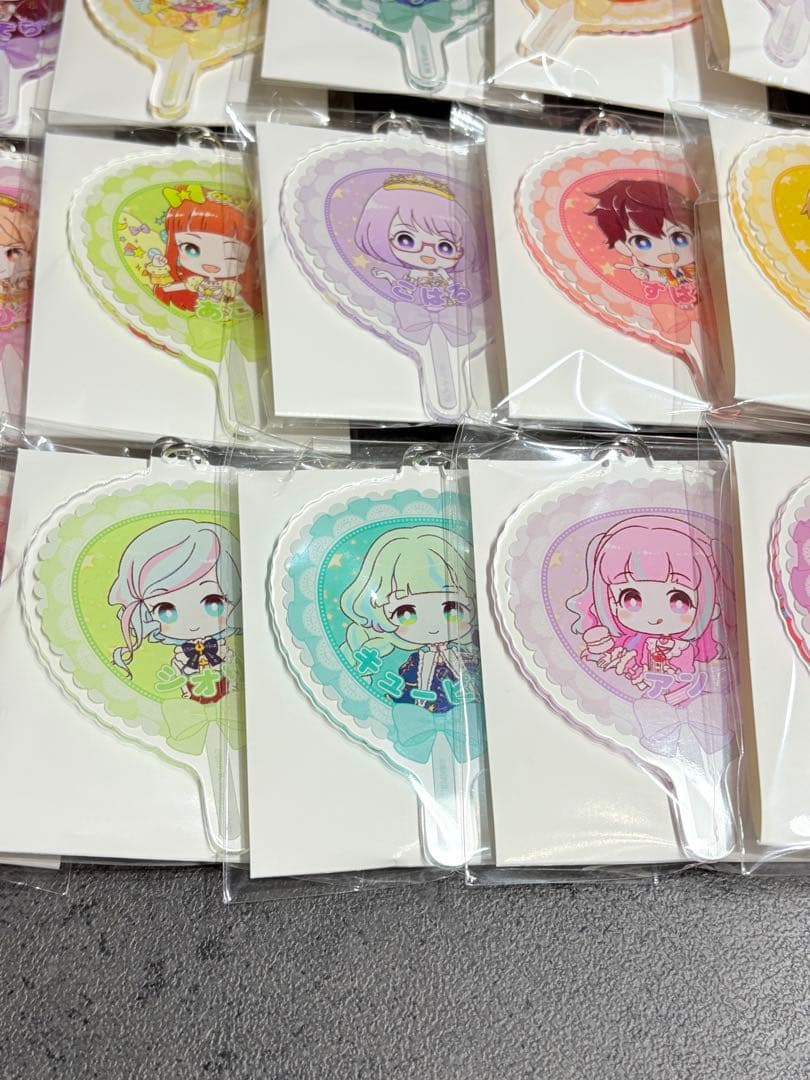 アイカツ　オール　大衣装展　グラフアート　アクリルキーホルダー　38点　まとめ