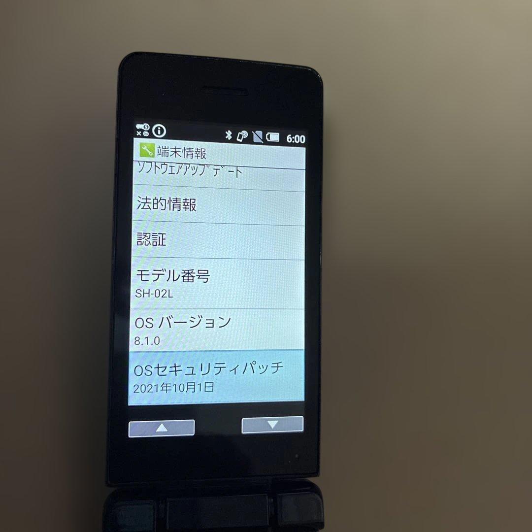 SIMフリー　docomo AQUOSケータイ SH-02L 美品