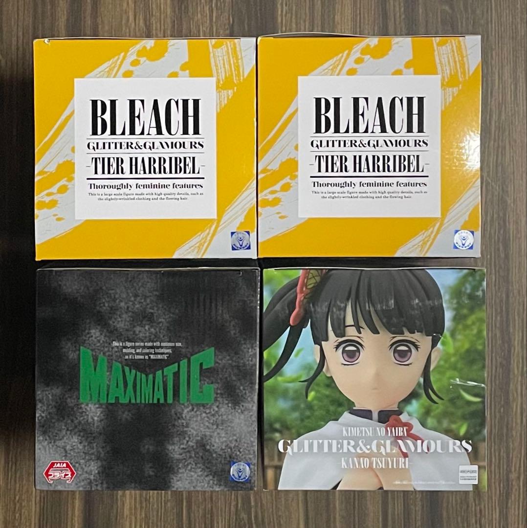 新品・未開封　ブリーチ、鬼滅の刃　フィギュア　4点セット