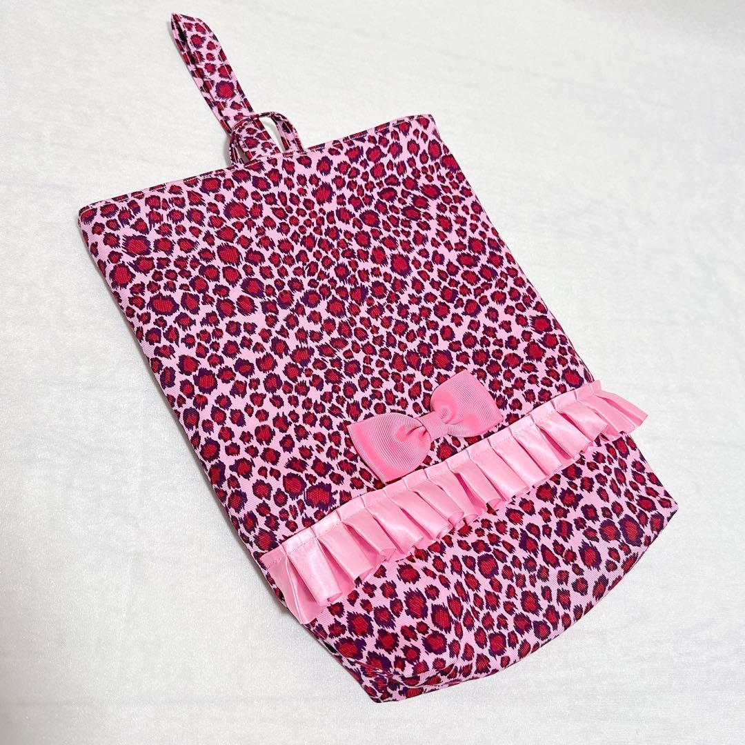 ピンク♡アニマル×ヒョウ柄　女の子　入園入学３点セット♡