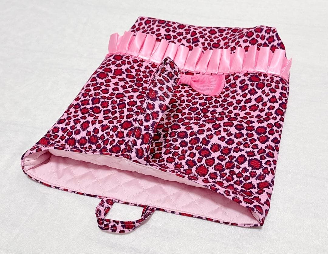 ピンク♡アニマル×ヒョウ柄　女の子　入園入学３点セット♡