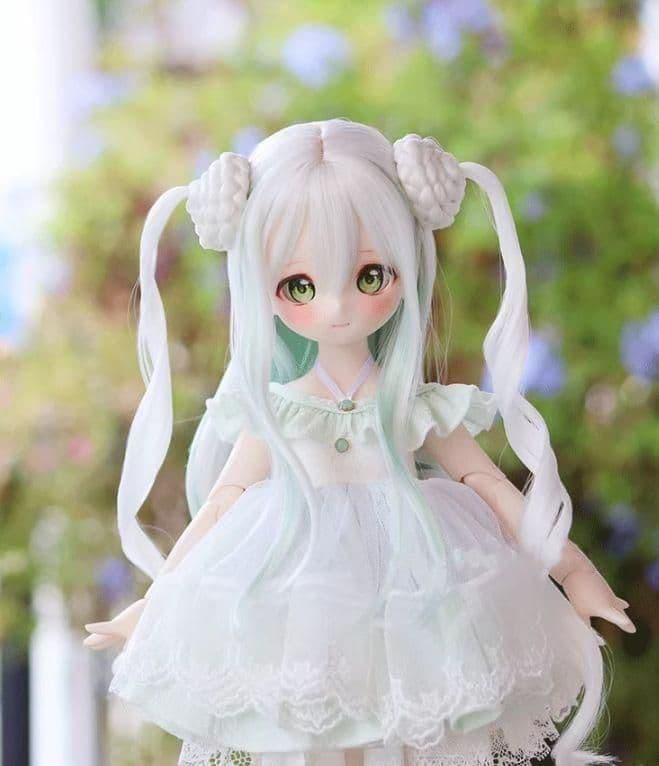 AX796 BJD 1/3 人形 ドール ウィッグ カツラ 耐熱 ハンドメイド
