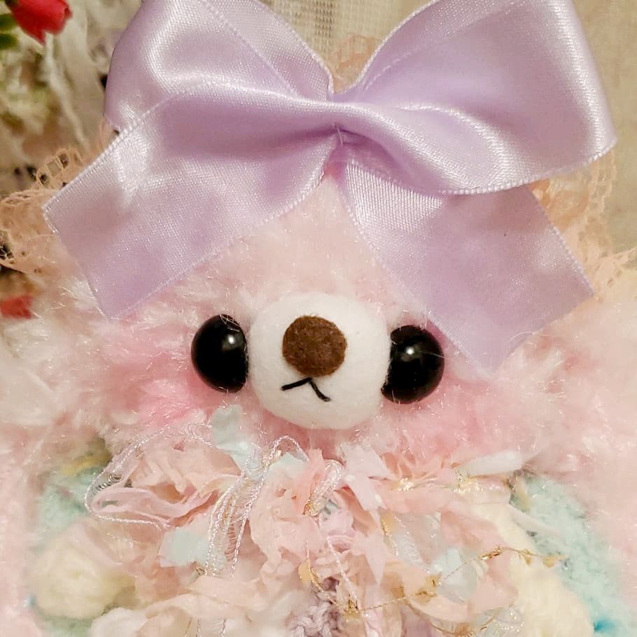 ☆編みぐるみ☆タレ耳超ロング☆お座りウサちゃん☆