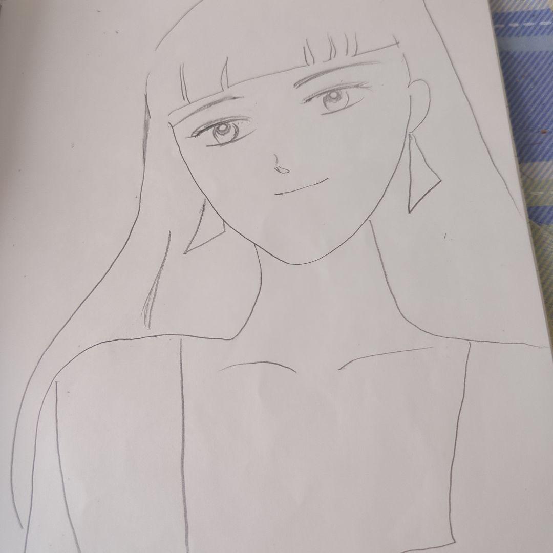 女性の肖像 イラスト A4サイズ