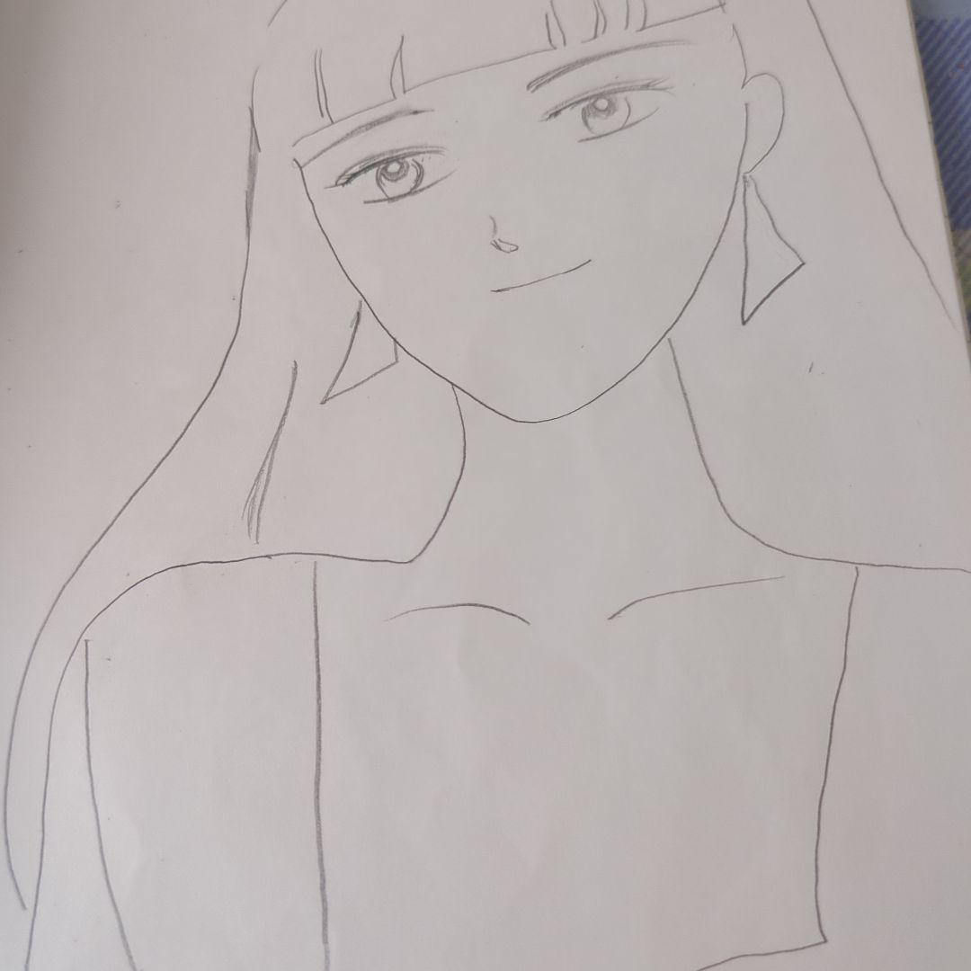 女性の肖像 イラスト A4サイズ