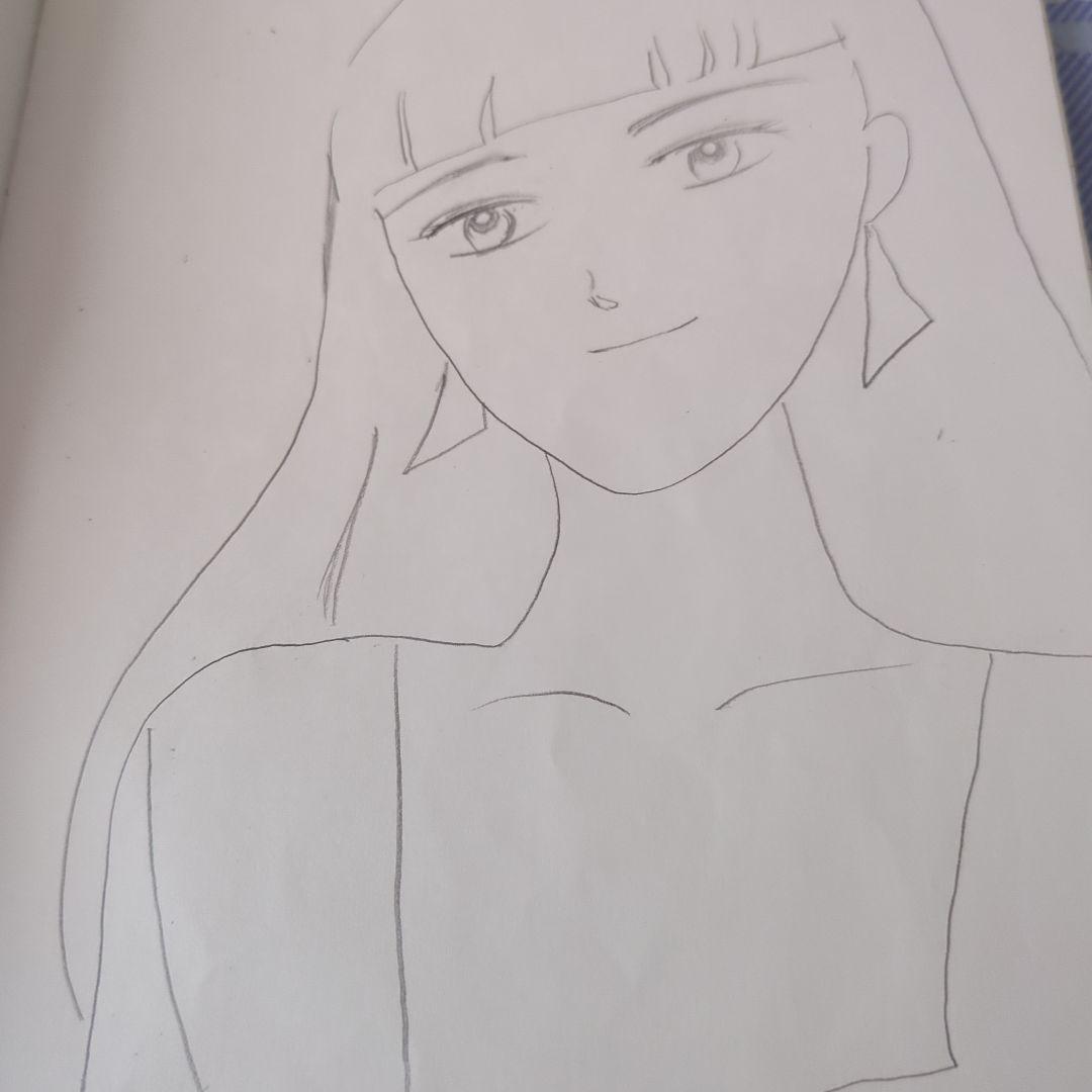 女性の肖像 イラスト A4サイズ