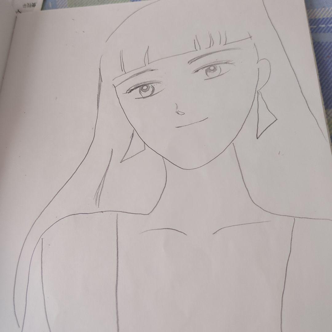 女性の肖像 イラスト A4サイズ