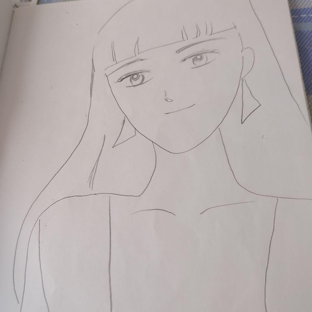 女性の肖像 イラスト A4サイズ