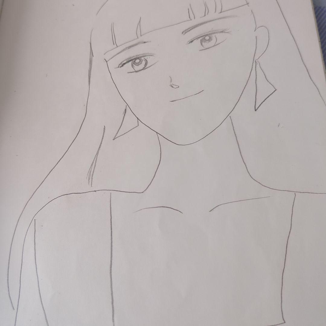 女性の肖像 イラスト A4サイズ