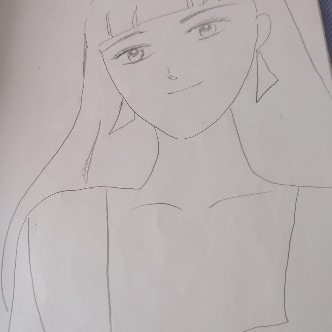 女性の肖像 イラスト A4サイズ