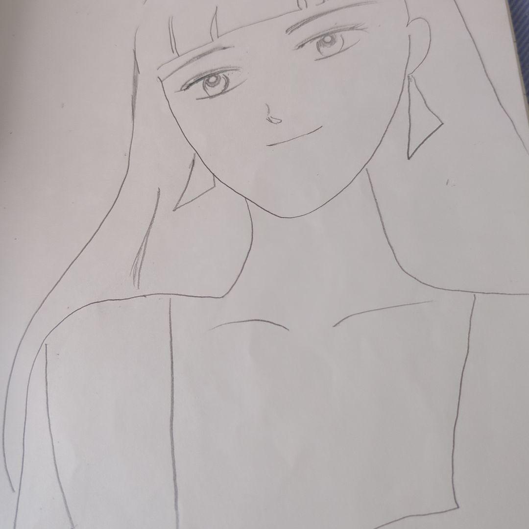 女性の肖像 イラスト A4サイズ