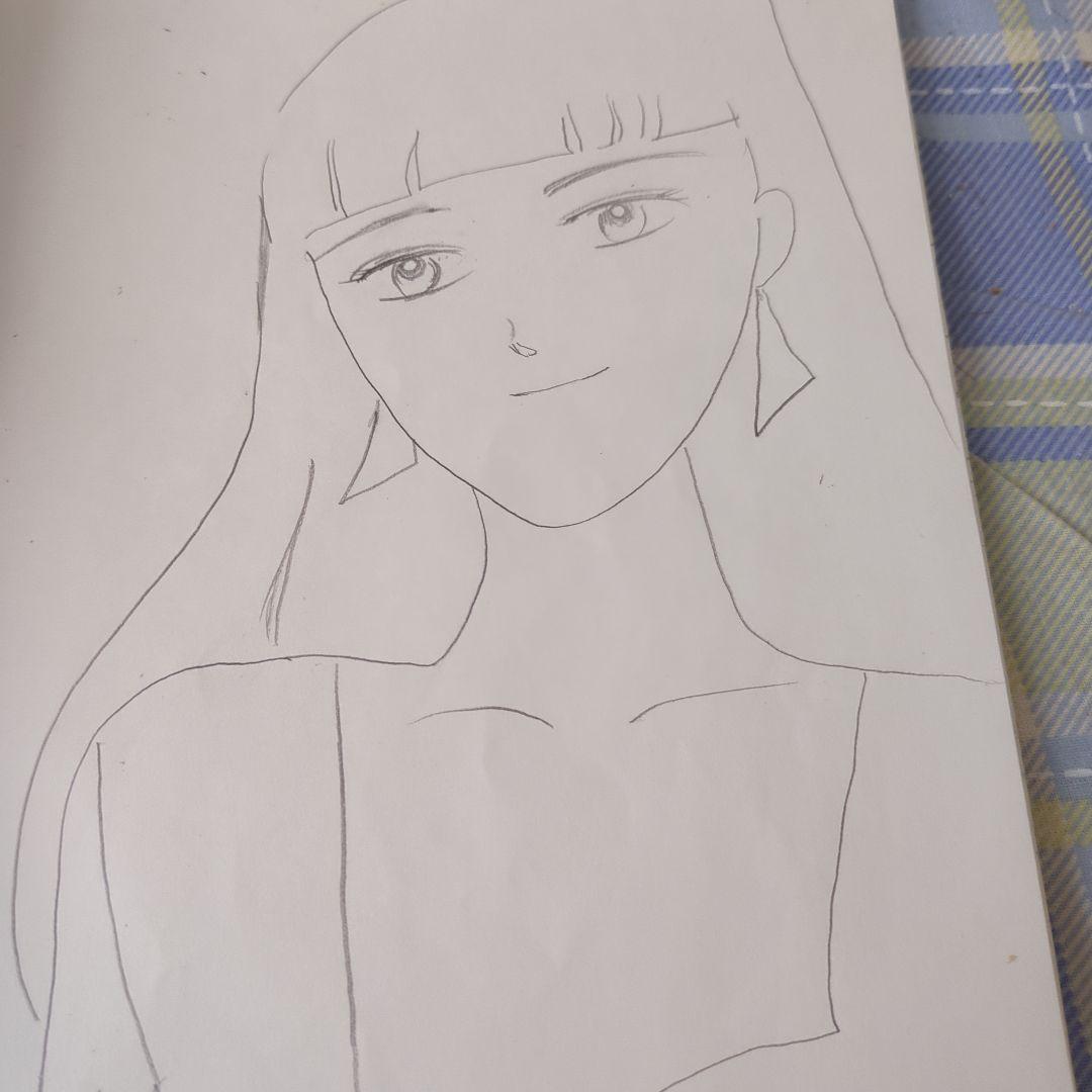 女性の肖像 イラスト A4サイズ