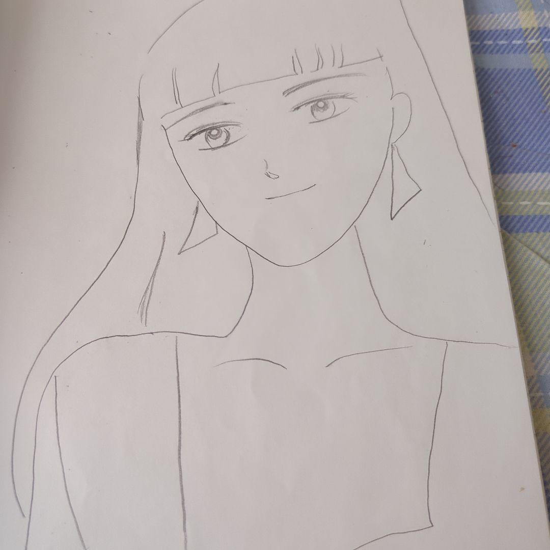 女性の肖像 イラスト A4サイズ