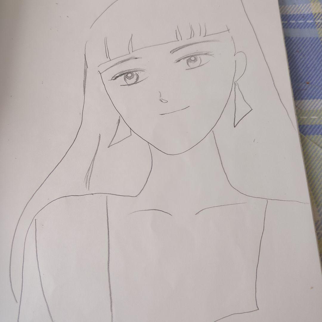 女性の肖像 イラスト A4サイズ
