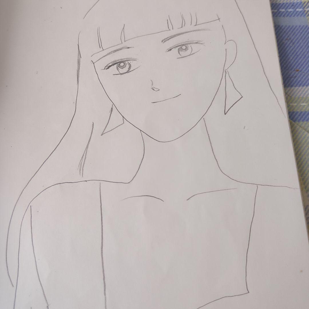女性の肖像 イラスト A4サイズ