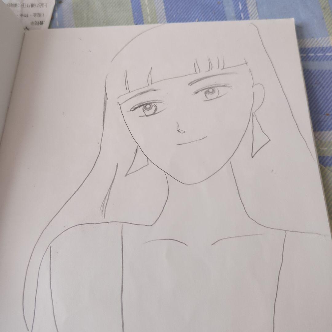 女性の肖像 イラスト A4サイズ