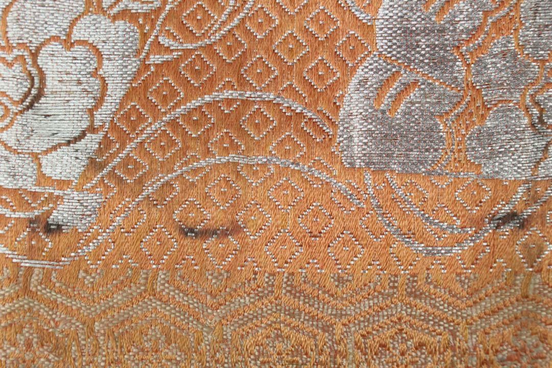 No5605 掛軸　作者不詳　在印　人物図　扇面　紙本着色　浮世絵　送料無料