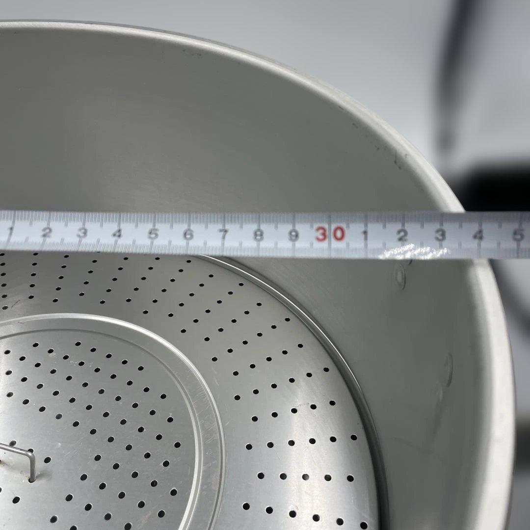 アカオアルミ スチームクッカー 33cm 3段 アルミ製せいろ