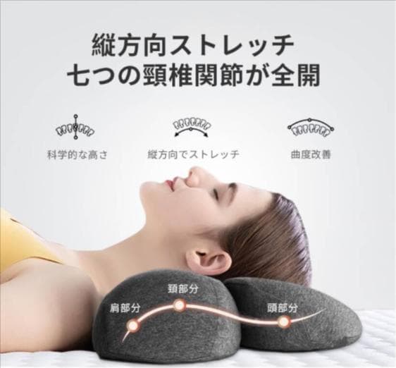 安眠／快眠枕／枕／首こり／肩こり／低反発まくら／マッサージ／健康グッズ／サポート