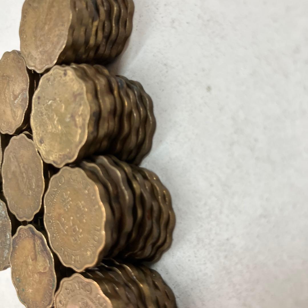 香港　20セント　エリザベス　100枚　古銭　　B