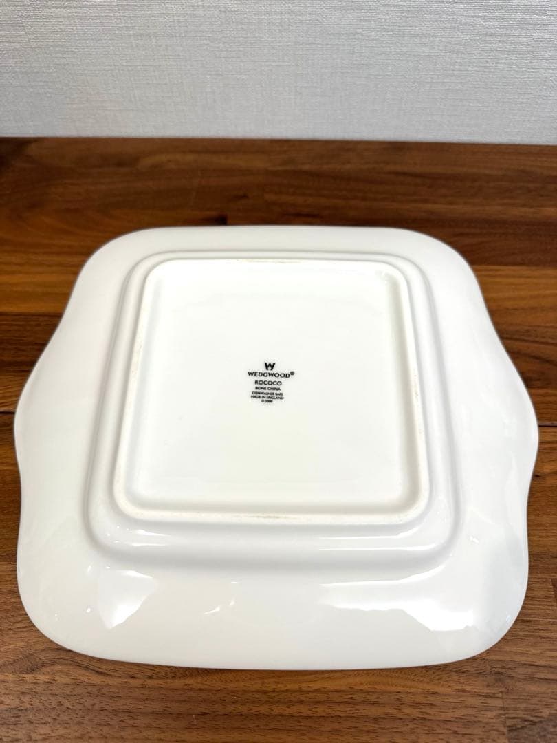 【美品】ウェッジウッド　ユーランダーパウダーブルー B&Bプレート