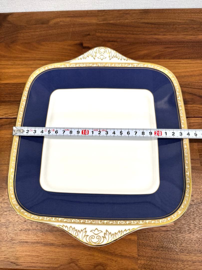 【美品】ウェッジウッド　ユーランダーパウダーブルー B&Bプレート