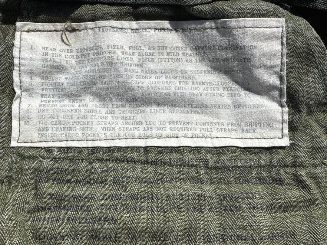 個人装備 50's U.S.Army M-51 Modified Field Pants