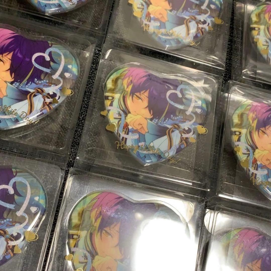 あんスタ ホワイトデー ハート 缶バッジ まとめ　未開封　仙石忍