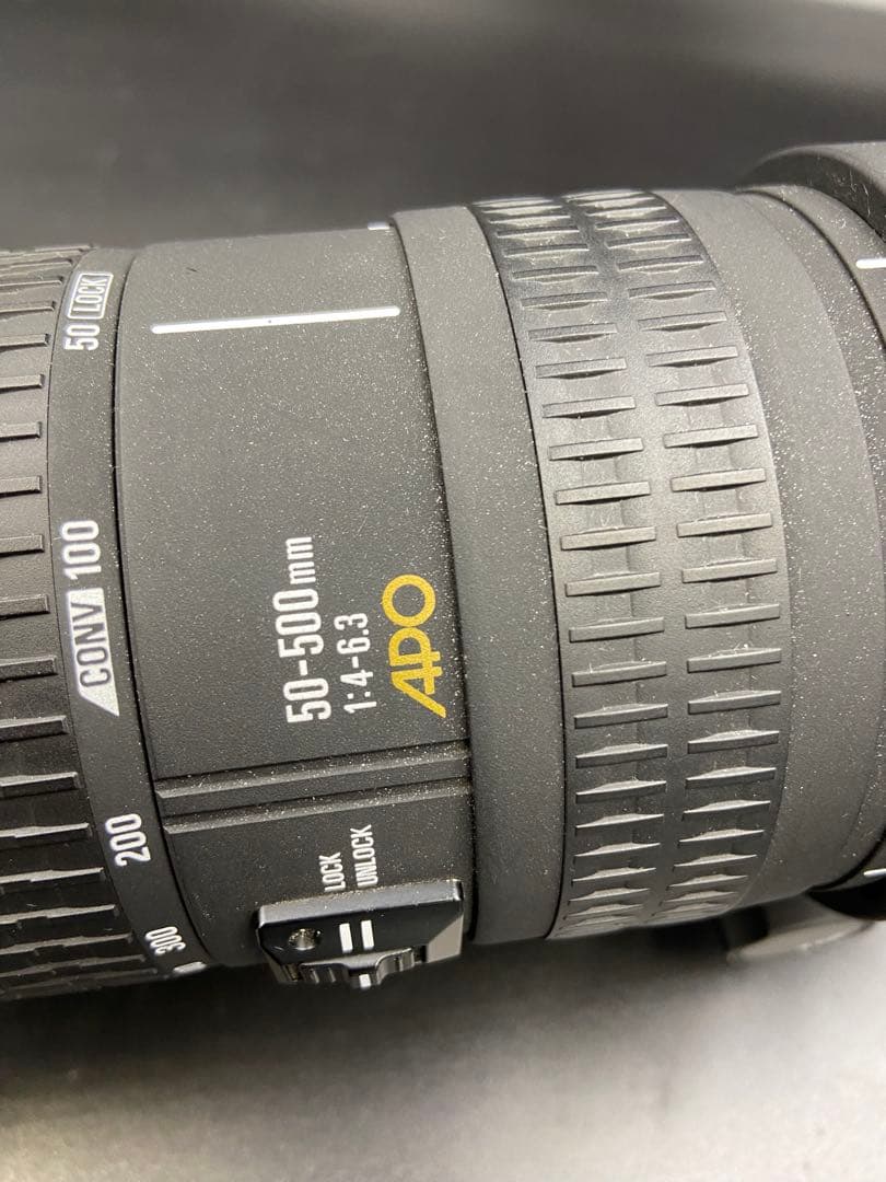 ソニーＡ用　SIGMA APO 50-500mm F4-6.3 EX