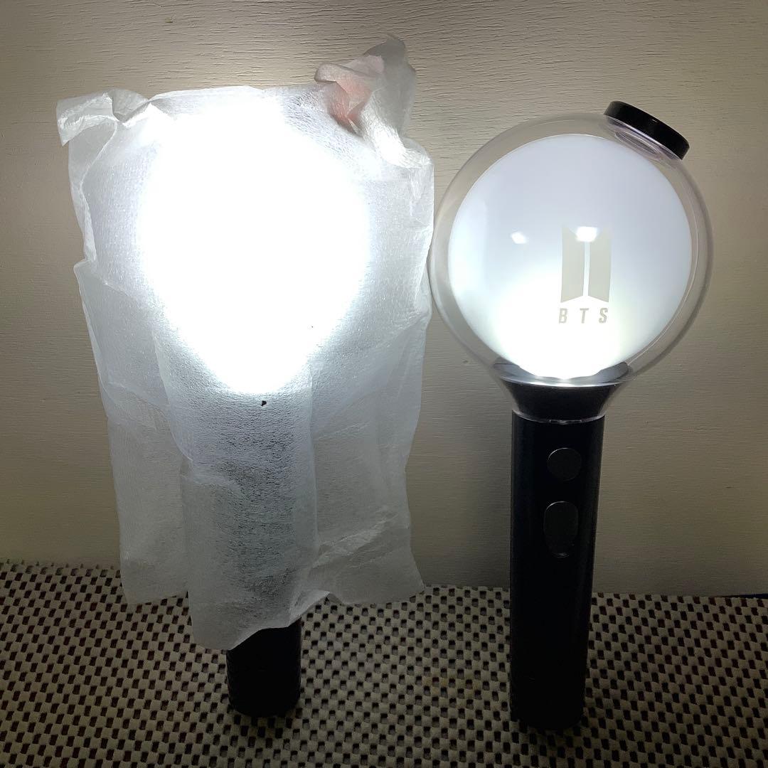 【未使用】 BTS 公式ペンライト アミボム 2本セット ライトスティック