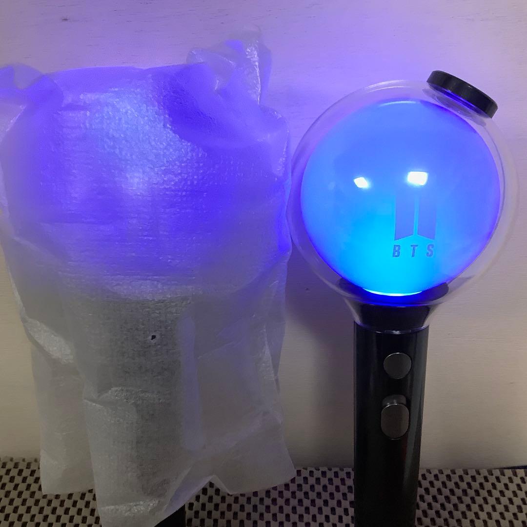 【未使用】 BTS 公式ペンライト アミボム 2本セット ライトスティック
