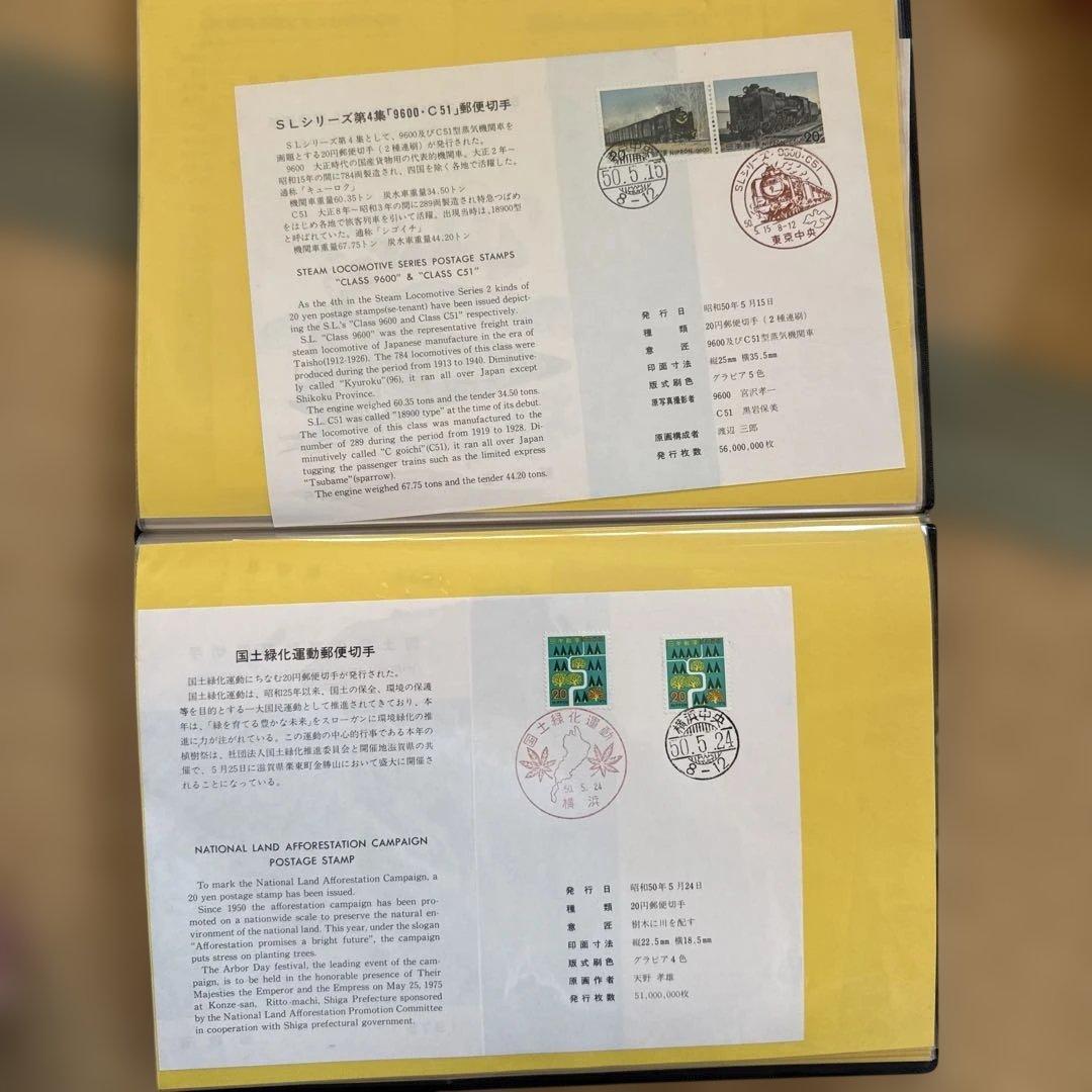 使用済み　記念切手ブック