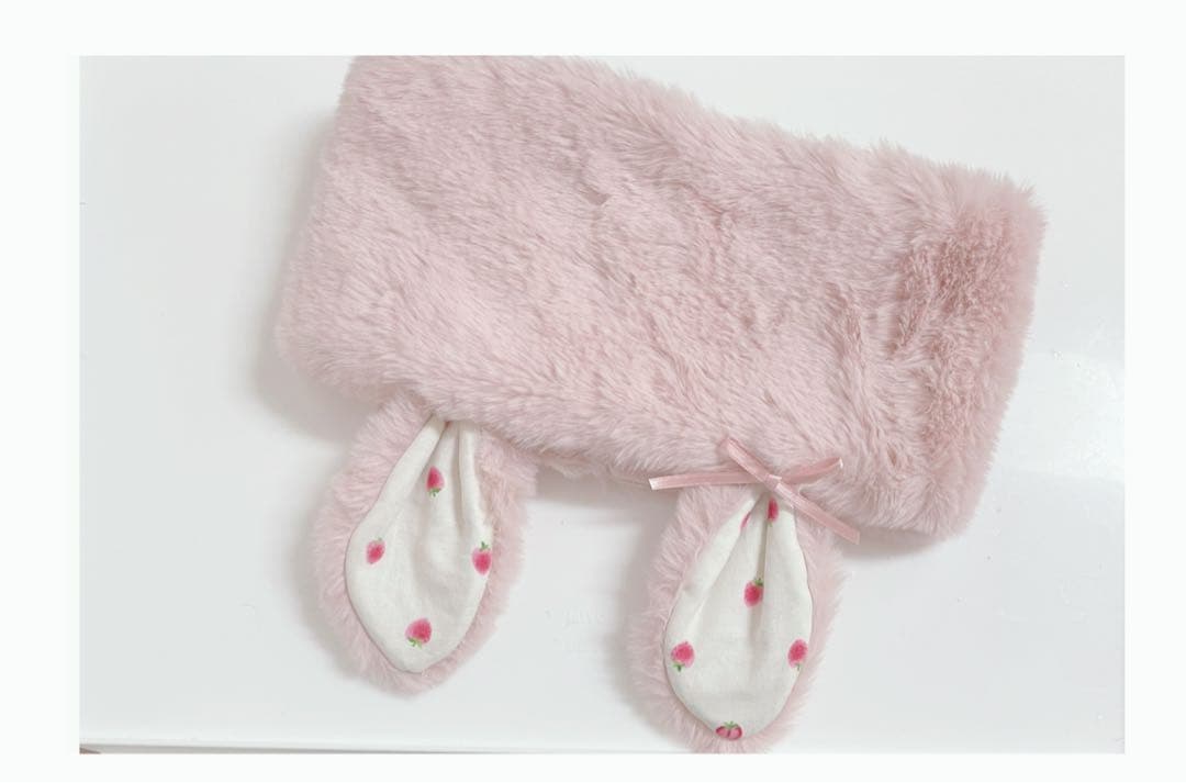 ハンドメイド　うさみみネックウォーマー　すず様
