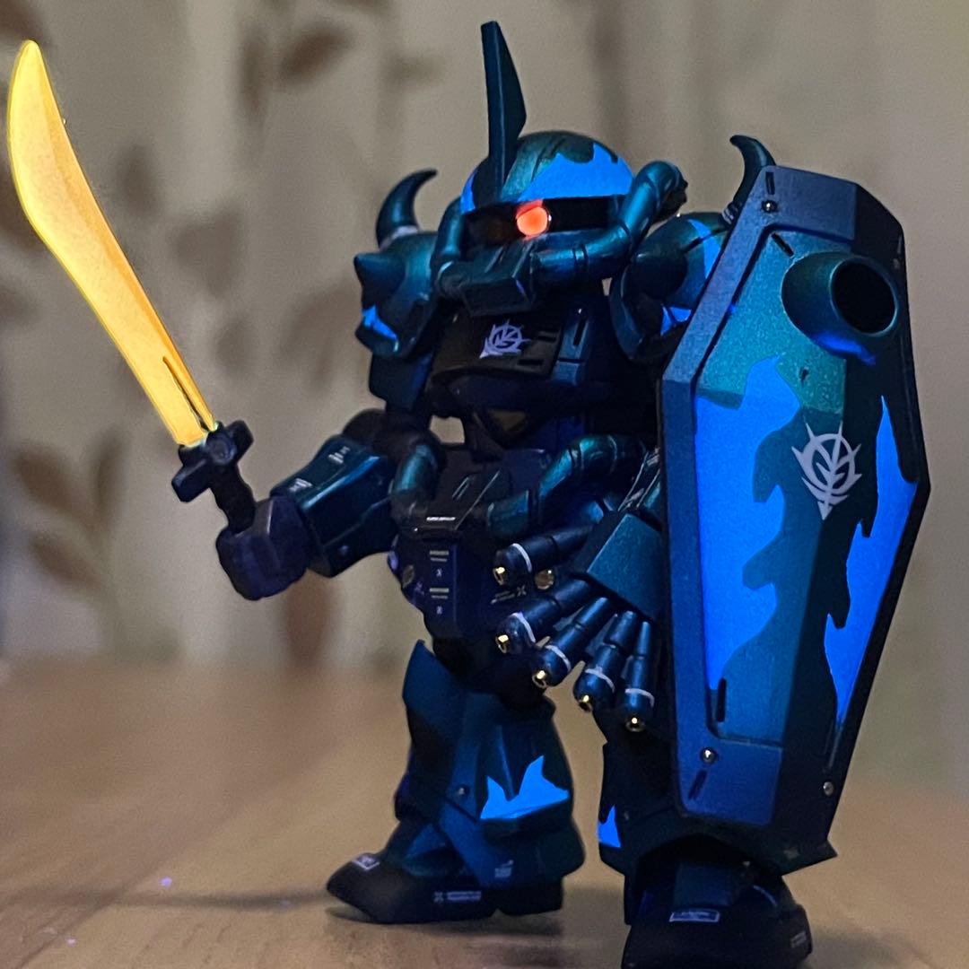 ホ*オ様 モビルスーツアンサンブル　グフ　塗装品　ガンダム　フィギュア　ガチャ