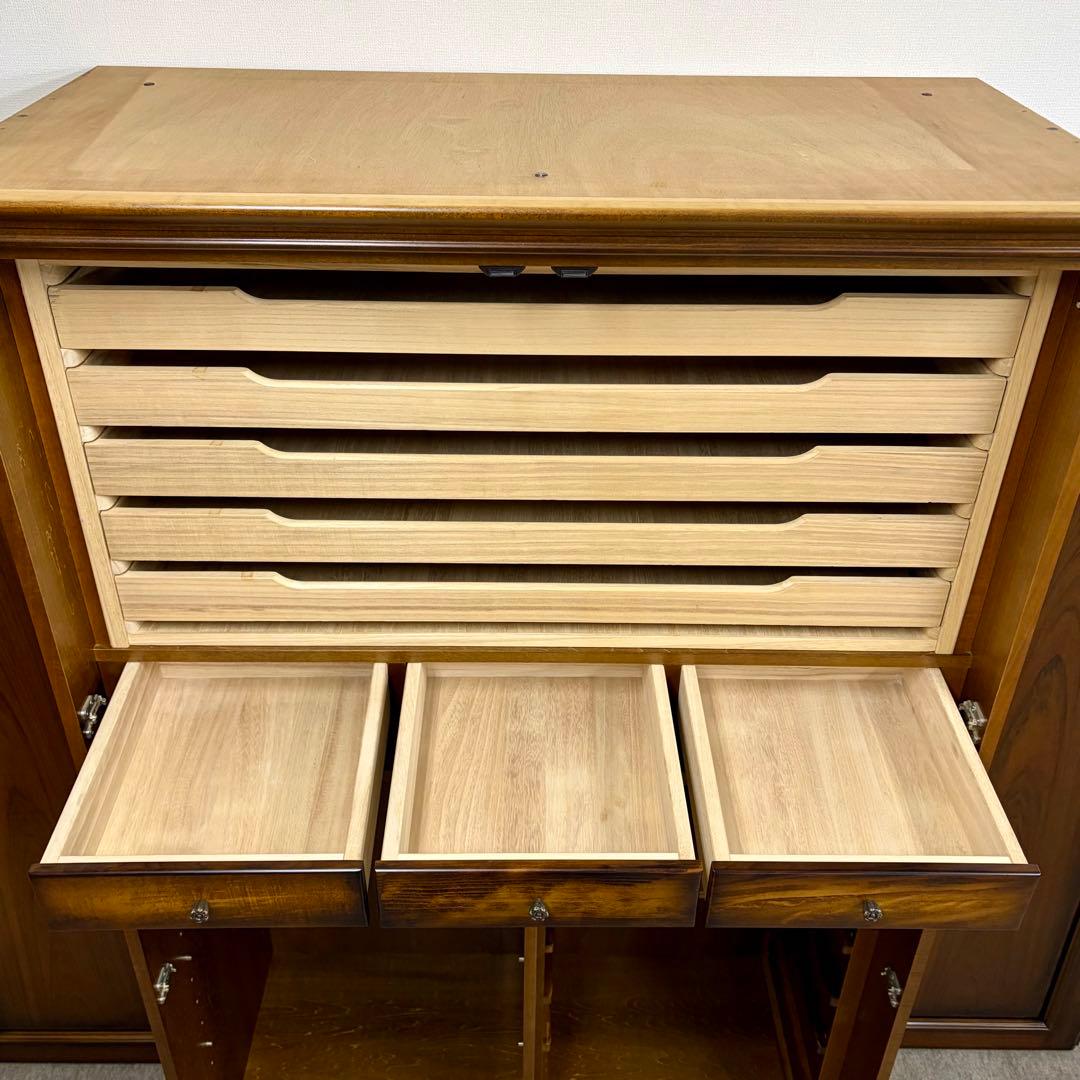 【karimoku】\"コロニアル\"ワードローブFC4000NK(1998年生産)