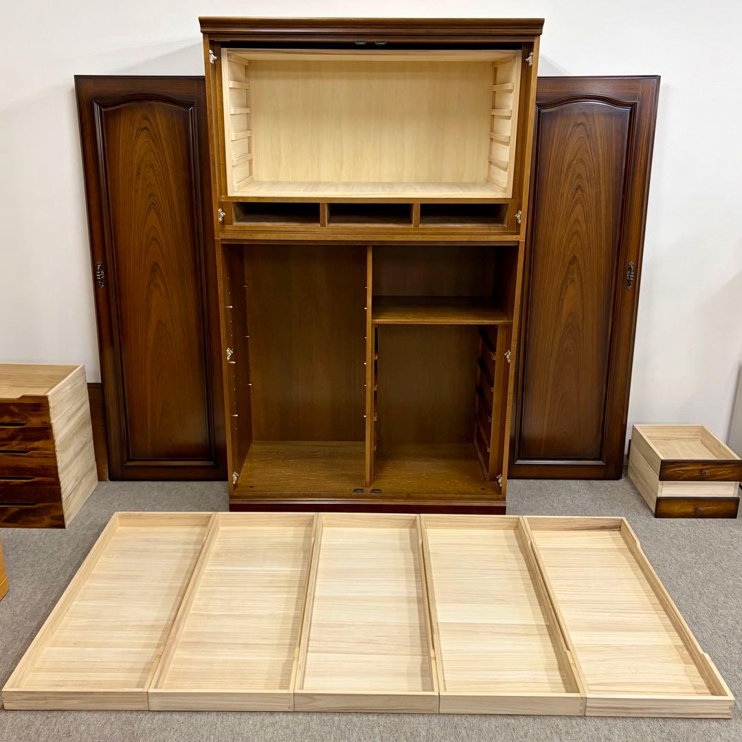 【karimoku】\"コロニアル\"ワードローブFC4000NK(1998年生産)