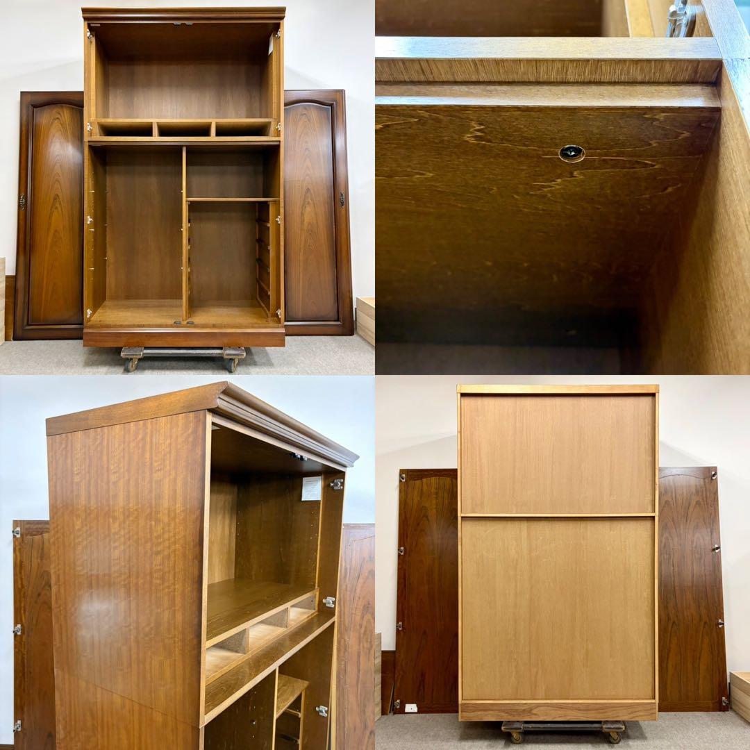 【karimoku】\"コロニアル\"ワードローブFC4000NK(1998年生産)