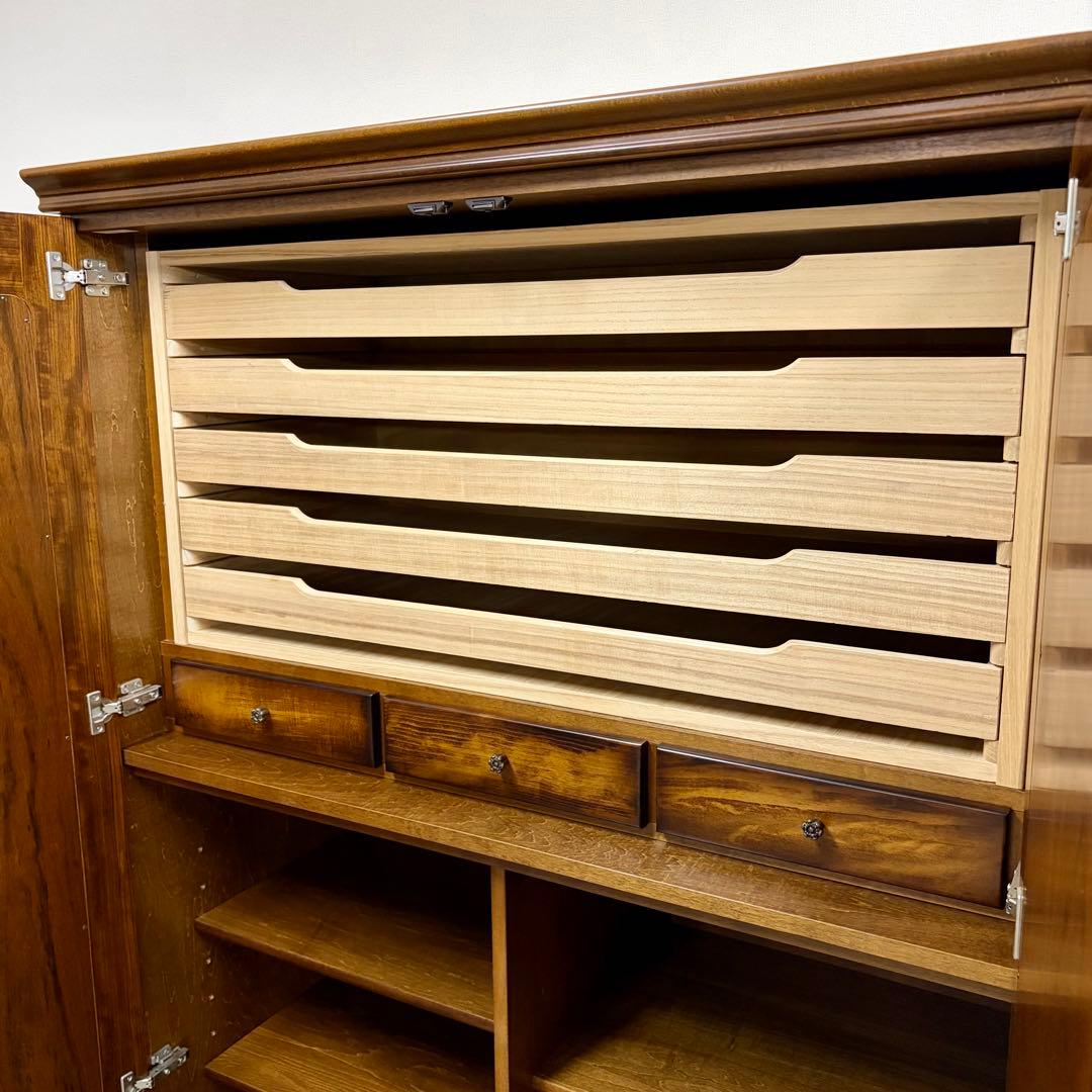 【karimoku】\"コロニアル\"ワードローブFC4000NK(1998年生産)