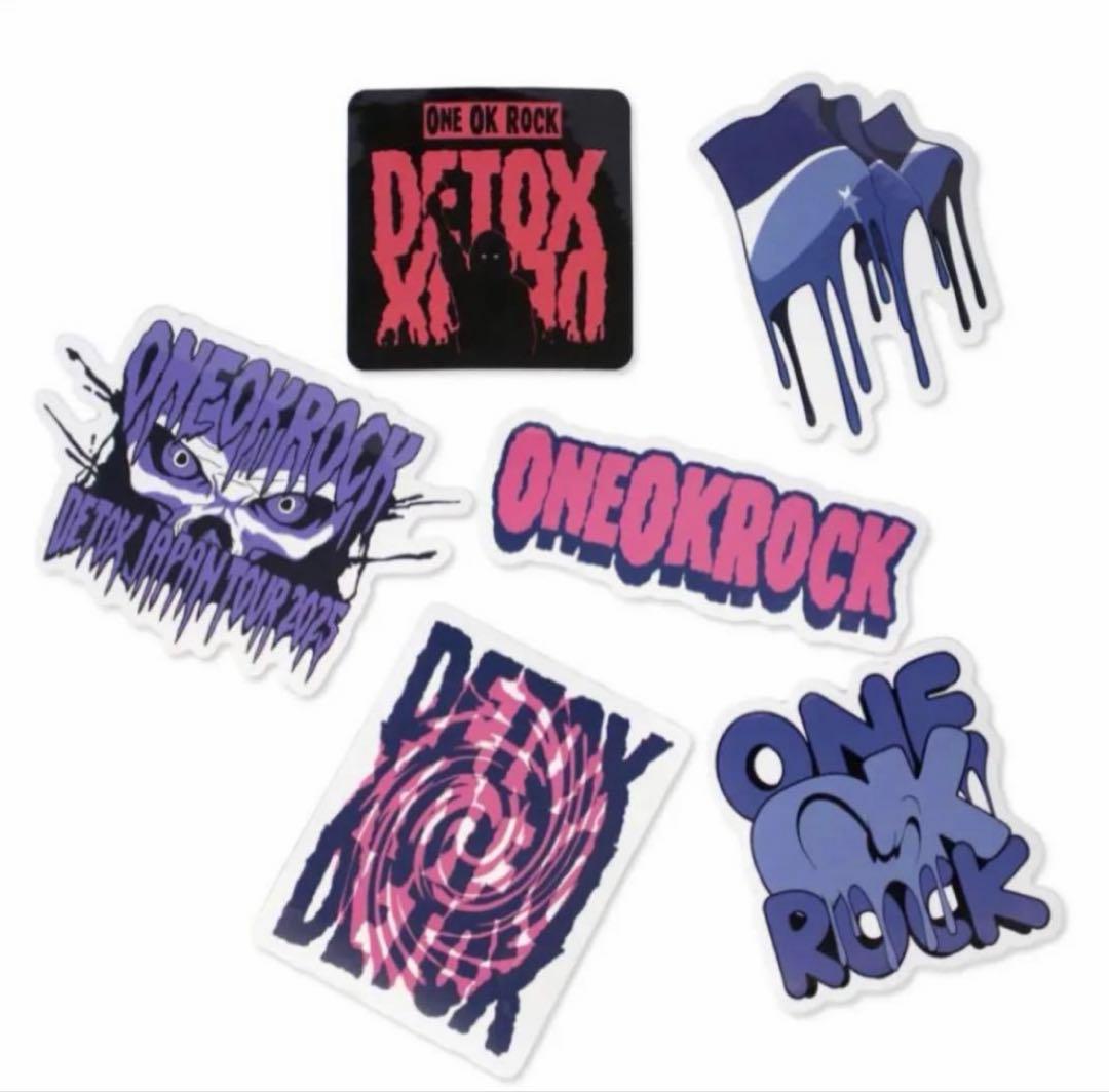 one ok rock 2025 detox ステッカー　ラバーバンド　グッズ