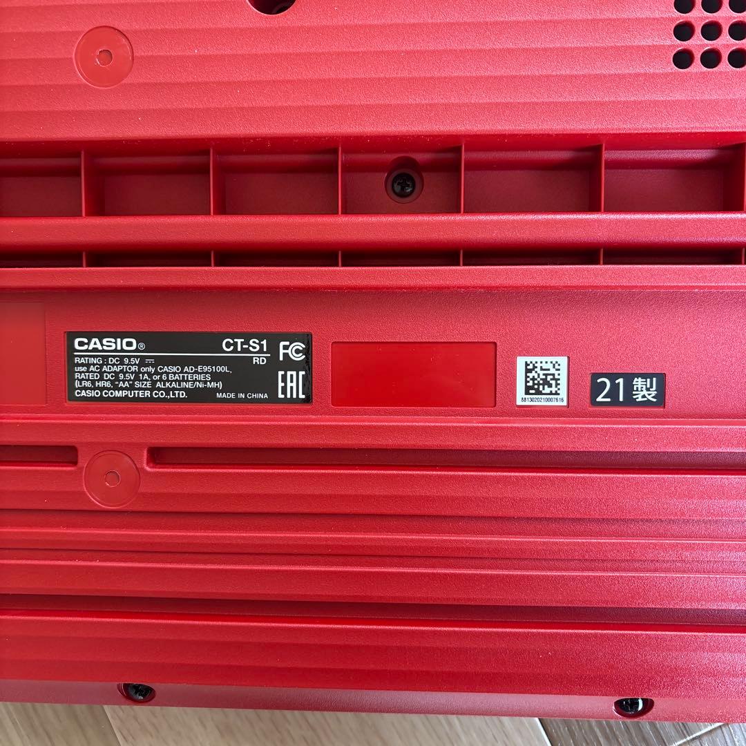 Casio CT-S1 レッド 電子ピアノ
